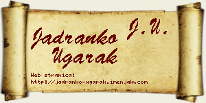 Jadranko Ugarak vizit kartica